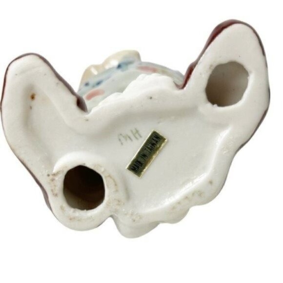 Vintage Sad Hobo Clown Figurine with Face Between his Feet | 7” Porcelain Taiwan - Picture 12 of 13